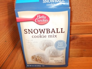 Betty Crocker Snowball Cookie Mix